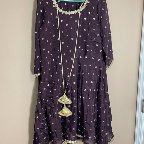 Flock suit with sharara - Picture 1 of 2